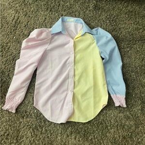 Multi Color Long sleeve button up
